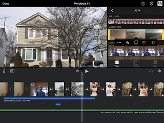 iMovie's layout is clear, simple and built for your fingers