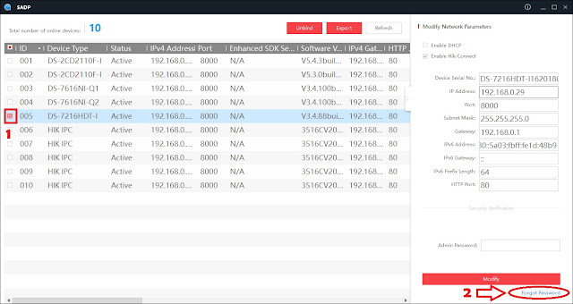 Mengatasi lupa password DVR Hikvision terbaru 2020
