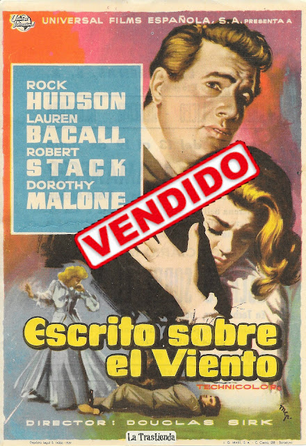 Escrito sobre el Viento - Programa de Cine - Rock Hudson - Lauren Bacall