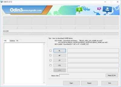 tutorial Flash samsung J3 Via Odin