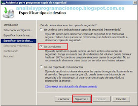asistente para programar copia de seguridad