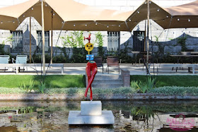 Exposição do Miró no jardim do Rijksmusuem em Amsterdam