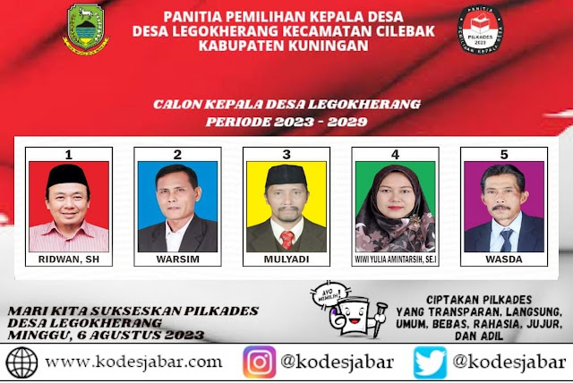 Pilkades Serentak Desa Legokherang Periode Tahun 2023 - 2029