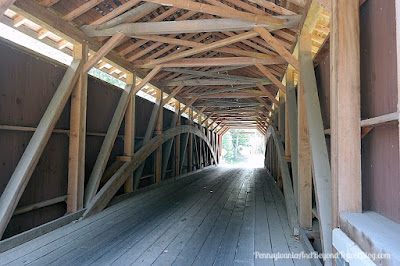 Siegrist's Mill Covered Bridge in Lancaster County, Pennsylvania