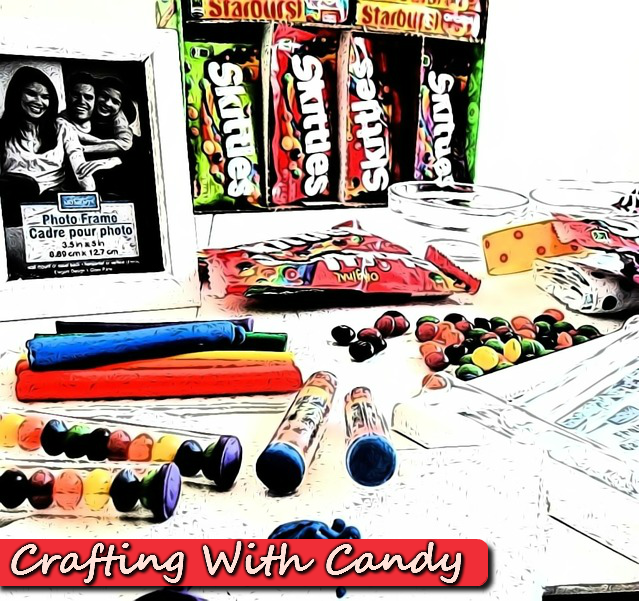 Crafting With Candy, Skittles and Starburst #VIPFruitFlavors #Shop