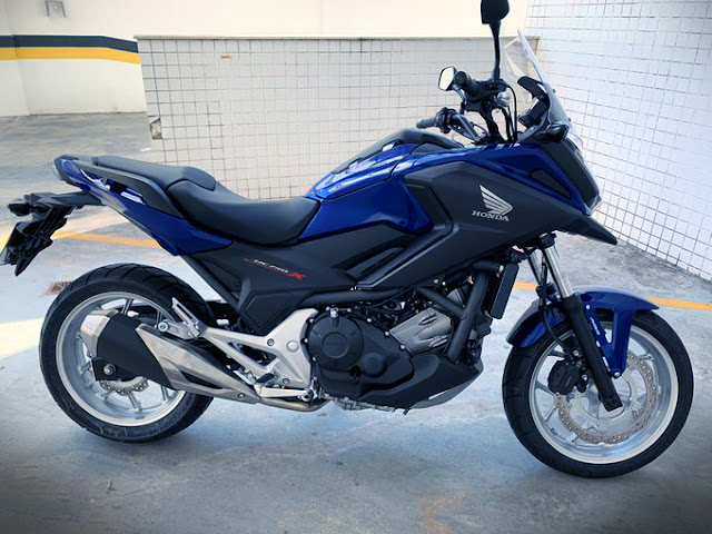 Honda NC 750X, mesmo modelo que Jair Bolsonaro comprou