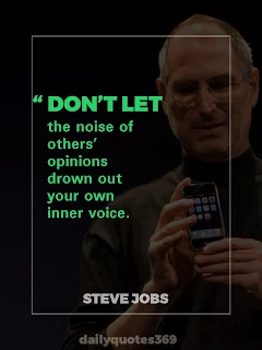 steve jobs inspirational quotes in english