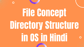 File Concept Directory Structure in OS in Hindi