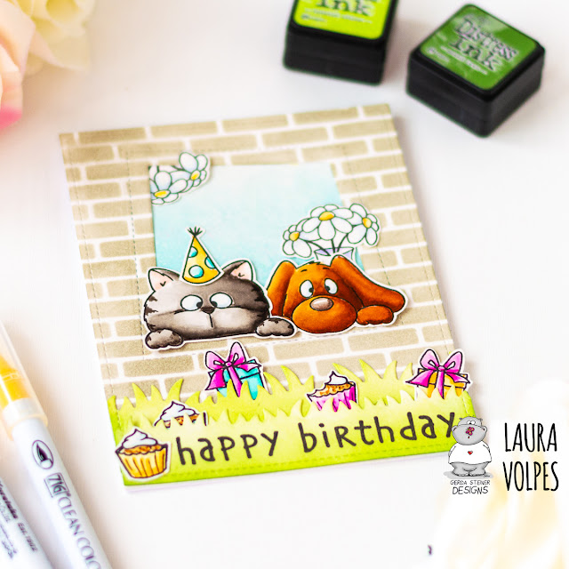 Window Birthday Card feat Gerda Steiner Designs On the Table