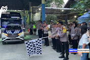 Polres Bojonegoro Berangkatkan 3 Bus Balik Mudik Gratis ke Jakarta