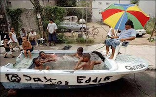 Piscina de pobre.