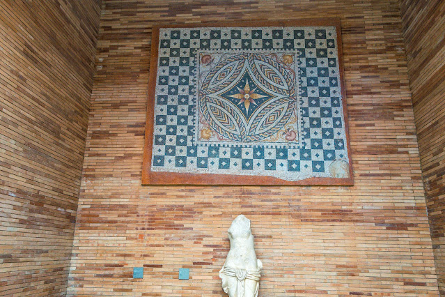 Imagen de un mosaico de una casa romana