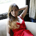 Nana Tanimura in red night dress