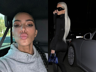 Kim Kardashian Radiates Beauty in Captivating Car Selfie