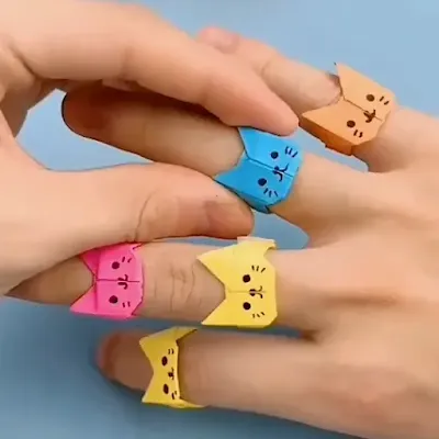 Glue-less Paper Cat Rings