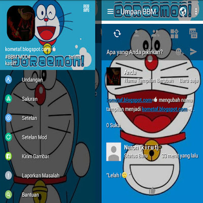 BBM MOD Doraemon Blue v3.0.1.25 APK Terupdate