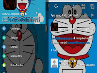 BBM MOD Doraemon Blue v3.0.1.25 APK Update Gratis 2016