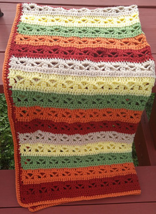 Fall Fantasy Blanket - Free Pattern 