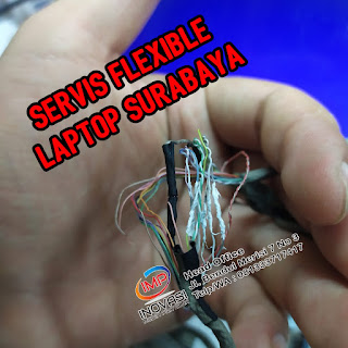 Servis Flexibel Laptop, Layar bergerak - gerak sendiri, LED Putih Gambar Sering Hilang