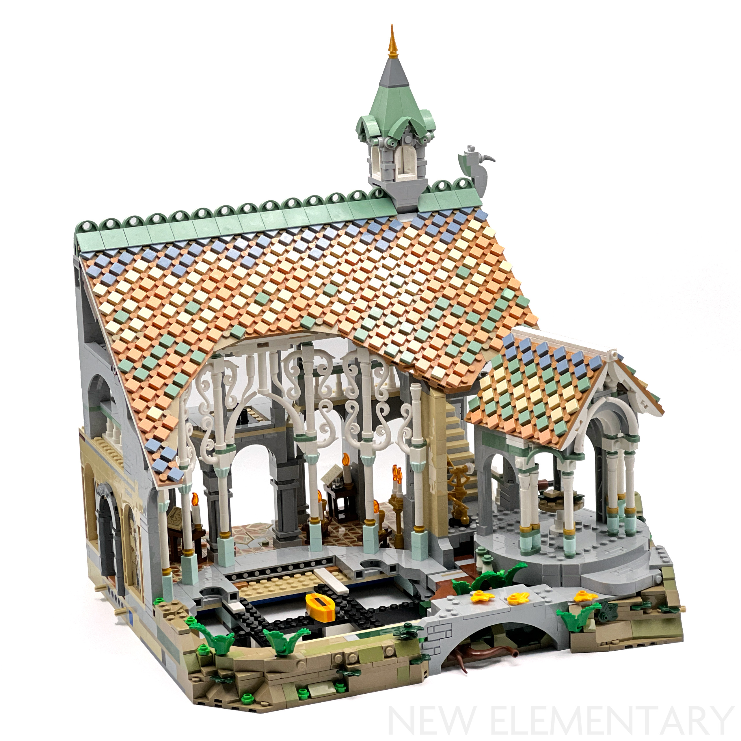 LEGO LOTR - RIVENDELL 10316 (Upgrade Landscaping) part 3 