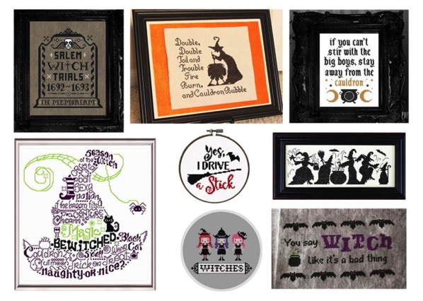 15 witchy cross stitch