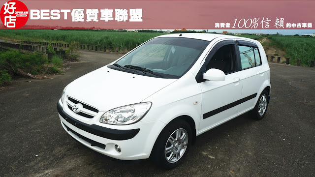  2008年 Hyundai GETZ 白色現代中古車