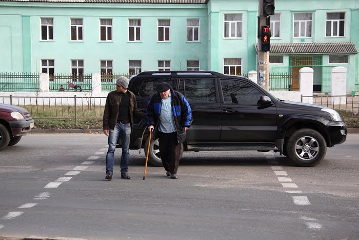 Пешеходный переход в Симферополе
