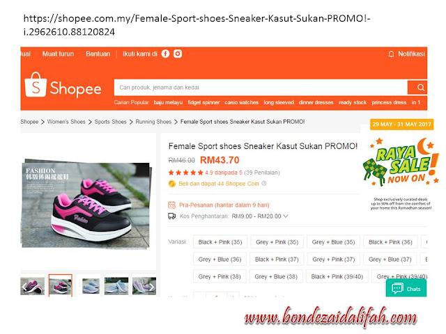  SHOPEE.COM.MY, KASUT MURAH, KASUT SUKAN MURAH,