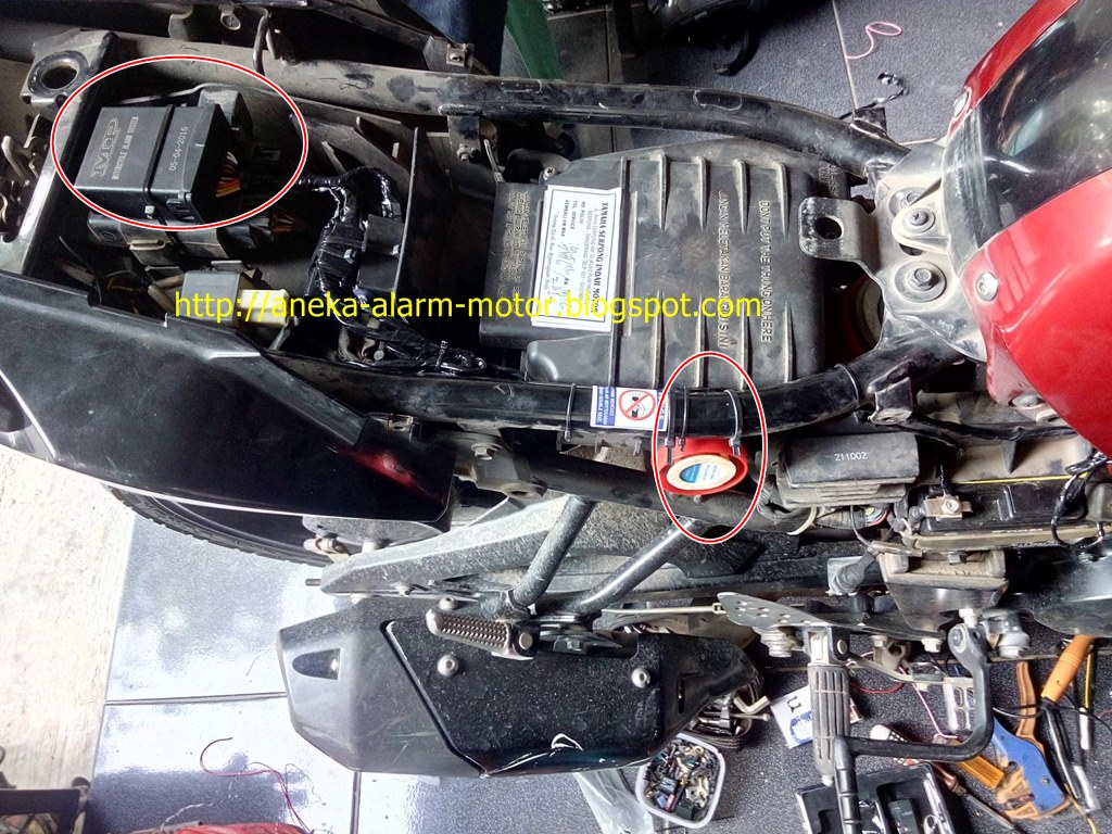 Cara pasang alarm motor Byson Karbu