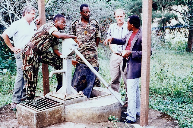 A Brigadier in a deep well