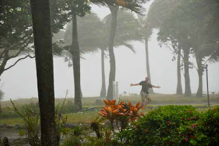Wayne Playing in Cyclone Mick - Coral Coast, Fiji  