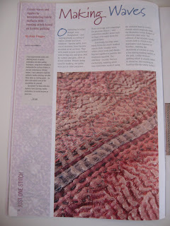 Stitch Magazine Article Page 1