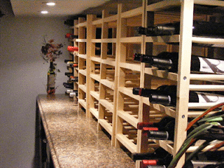 wine room rack plans