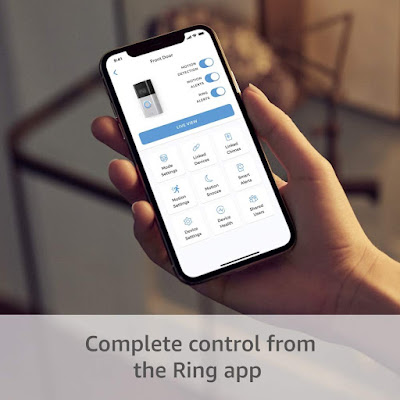 Ring video doorbell 3 control by a ring app