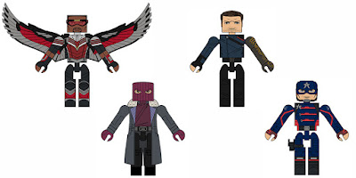 Walgreens Exclusive The Falcon and the Winter Soldier Marvel Minimates Series by Diamond Select Toys