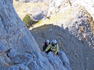 Por la "normal" de la cara Norte - Oeste a al Foratata