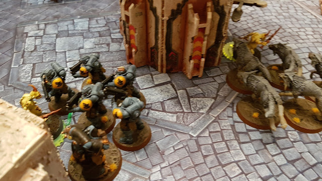 Space Wolves vs Thousand Sons - 1000pts - Rescue - Narrative mission from Warhammer 40,000