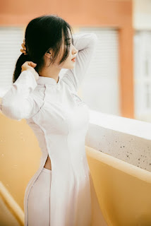 Nữ sinh 10X Đồng Tháp đẹp dịu dàng trong tà áo dài