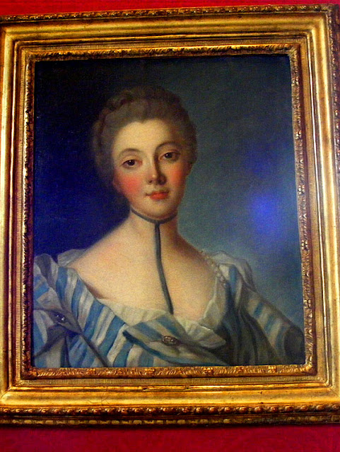 Nattier portrait of Louise Dupin, Chenonceau. Indre et Loire. France. Photo by Loire Valley Time Travel.