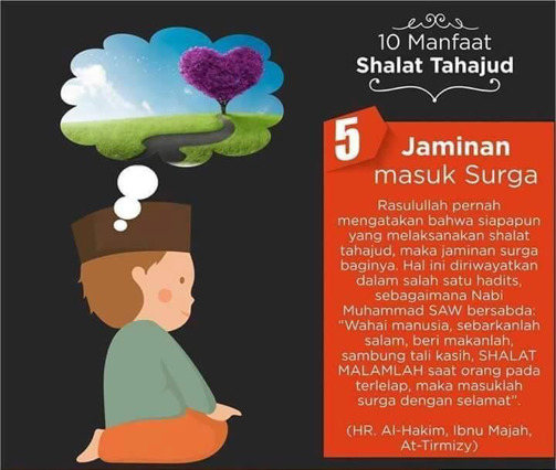 Manfaat solat tahjud