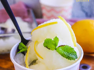 Recette de sorbet citron facile