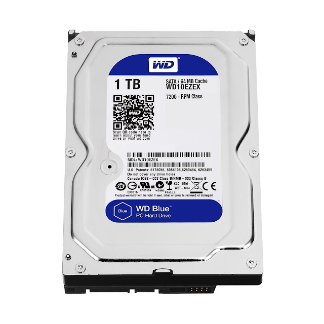 Western Digital WD Blue 1TB SATA 6 Gb/s Hard disk under 50$