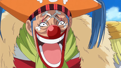  Marshall D Teach alias Kurohige menilai bahwa  Apakah Buggy Si Badut Akan Menjadi Penguasa Dunia One Piece ?