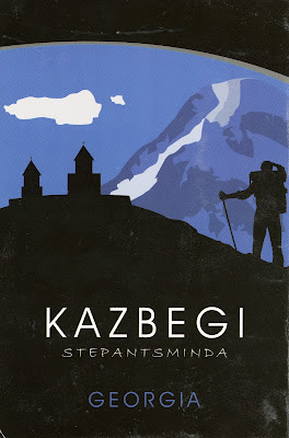 Georgische ansichtkaart, Kazbegi, Stepantsminda