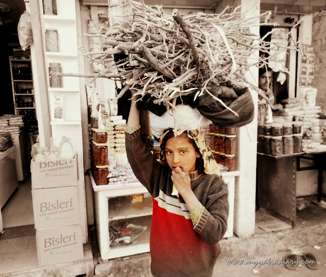 A girl in the Markets of Khatu Shyamji Temple in Rajasthan