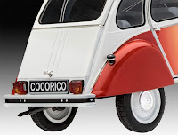 Revell 1/24 Citroën 2 CV Cocorico (07653) English Color Guide & Paint Conversion Chart