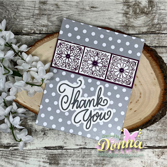 Donna Idlt The Maker's Movement, Thank You Stamp Set, Thank You Matching Dies, Cloudy Day 6x6 Paper Pad