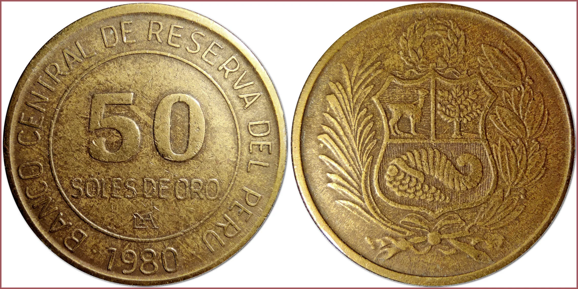 50 sol de oro, 1980: Republic of Peru