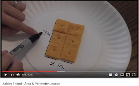  area and perimeter activities with crackers