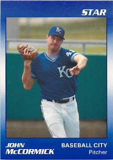 John McCormick 1990 Baseball City Royals card